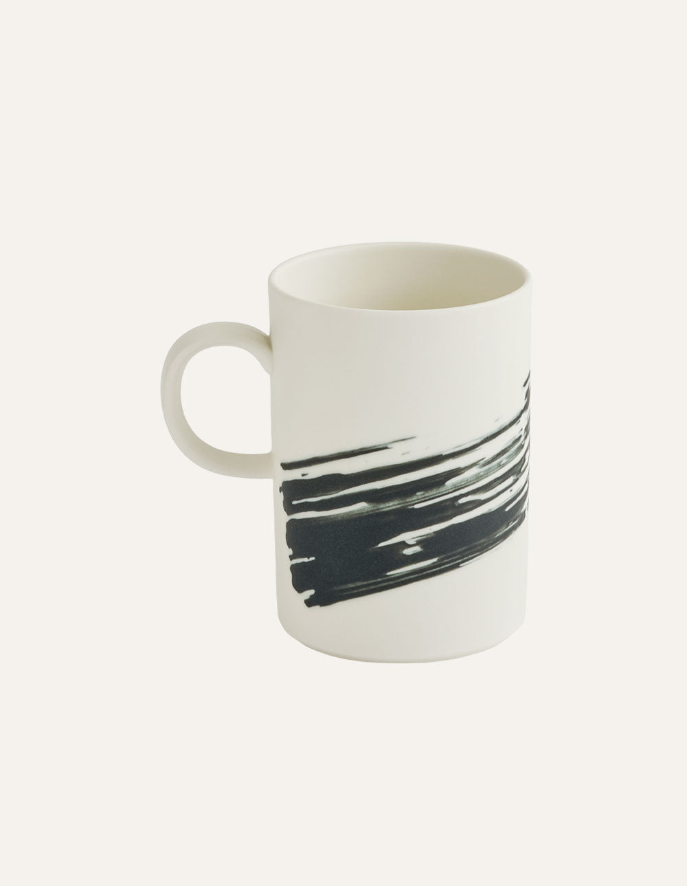 Brush Stroke Mug Black